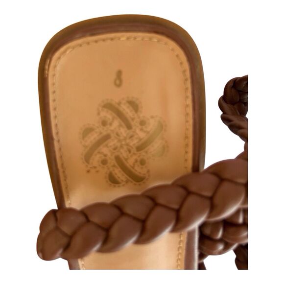 Sam & Libby Womens Sutton Adjustable Ankle Strap Sandal Dark Brown Size 8 NEW - Picture 10 of 13